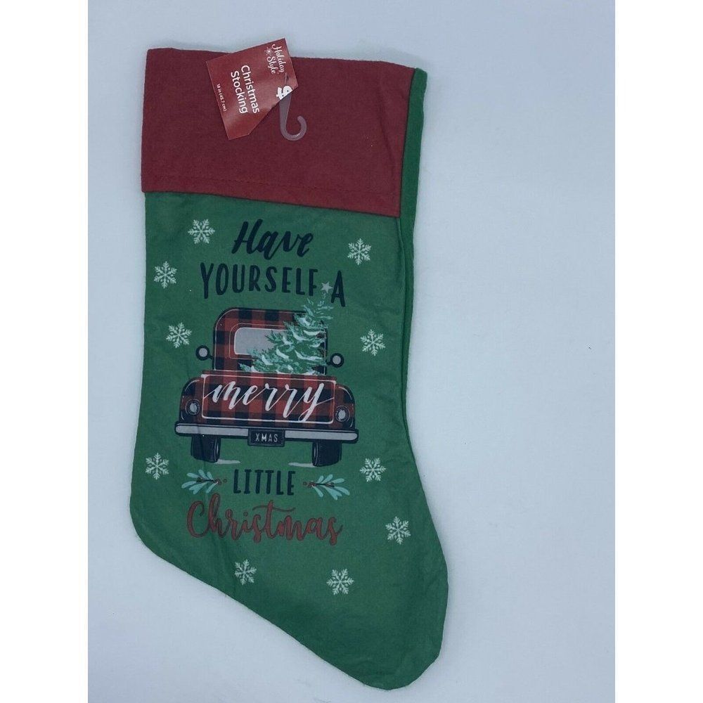 Christmas stocking have a yourself a merry little Christmas